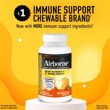 Airborne Citrus Chewable Tablets