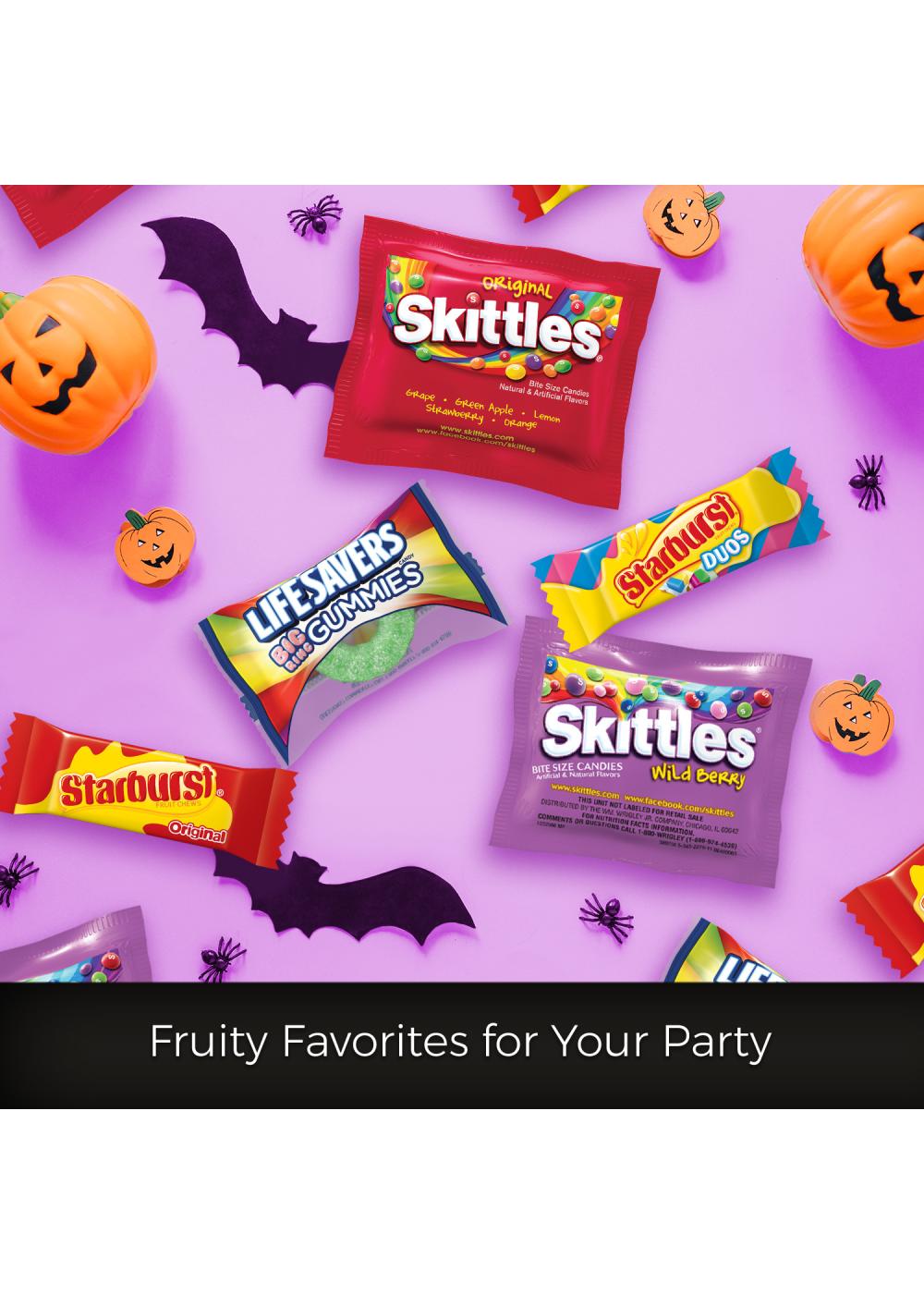 Mars (Skittles, Starburst & Life Savers) Fun Size Halloween Candy Assortment Bag; image 5 of 7