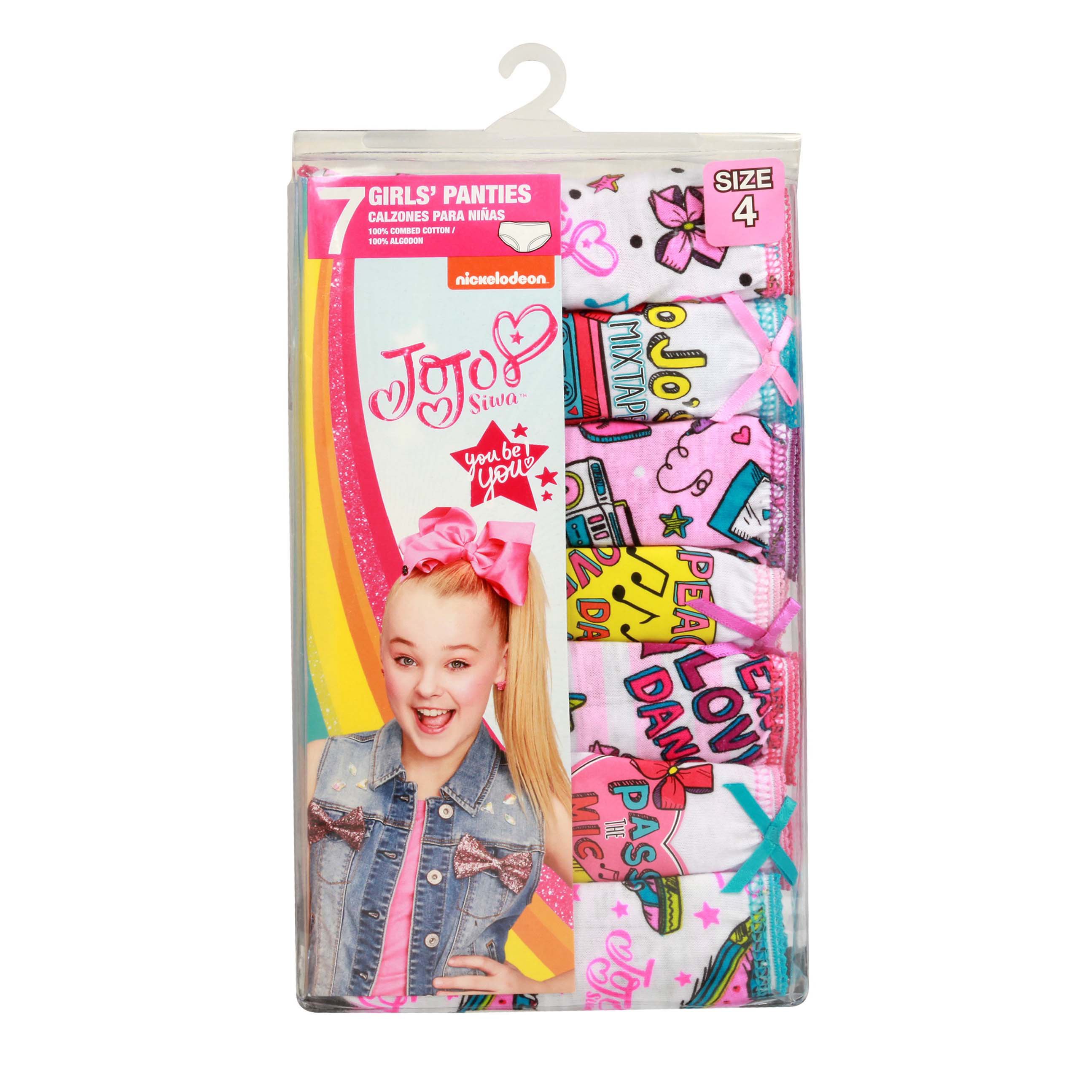 Nickelodeon Jojo Siwa Girls Underwear Size 4 Shop Underwear At H E B