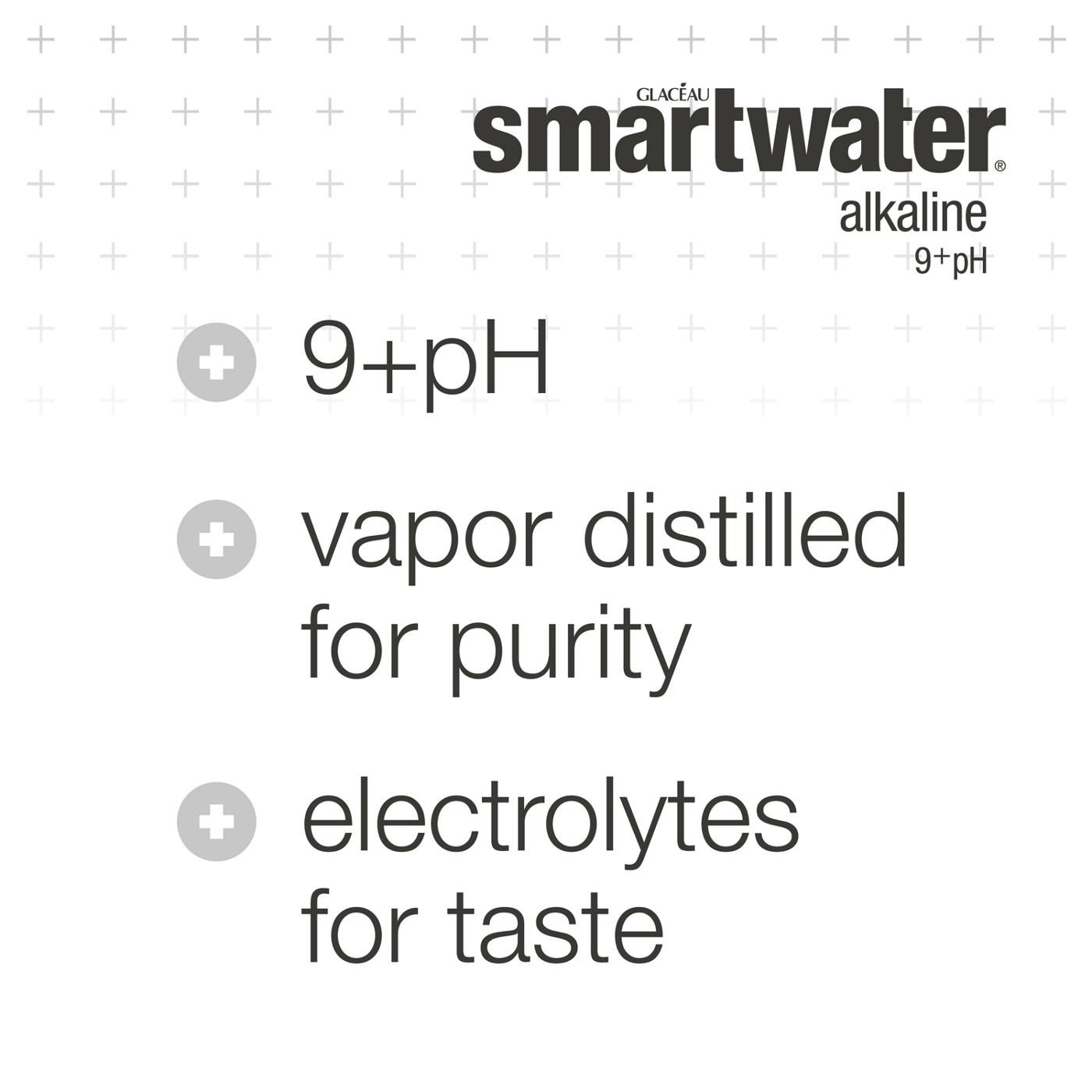 Glaceau Smartwater Alkaline Vapor Distilled Electrolyte Water; image 4 of 7