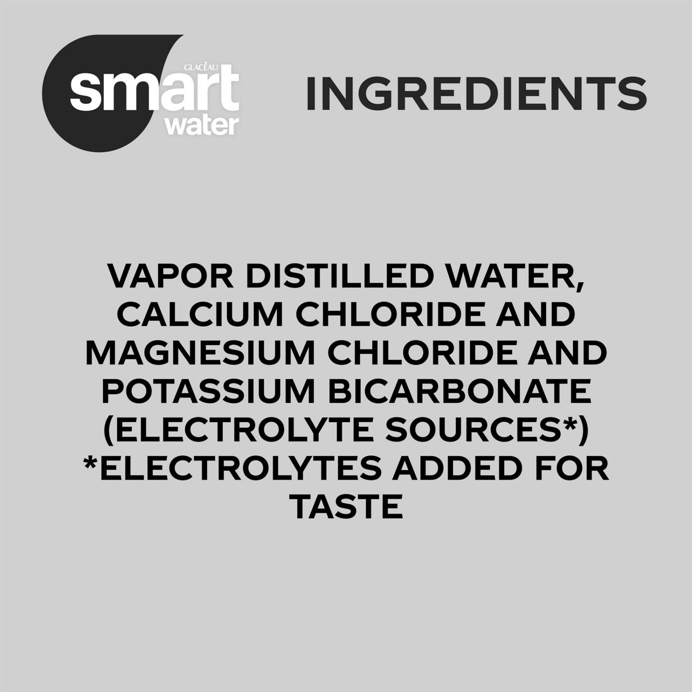 Glaceau Smartwater Alkaline Vapor Distilled Electrolyte Water; image 7 of 7