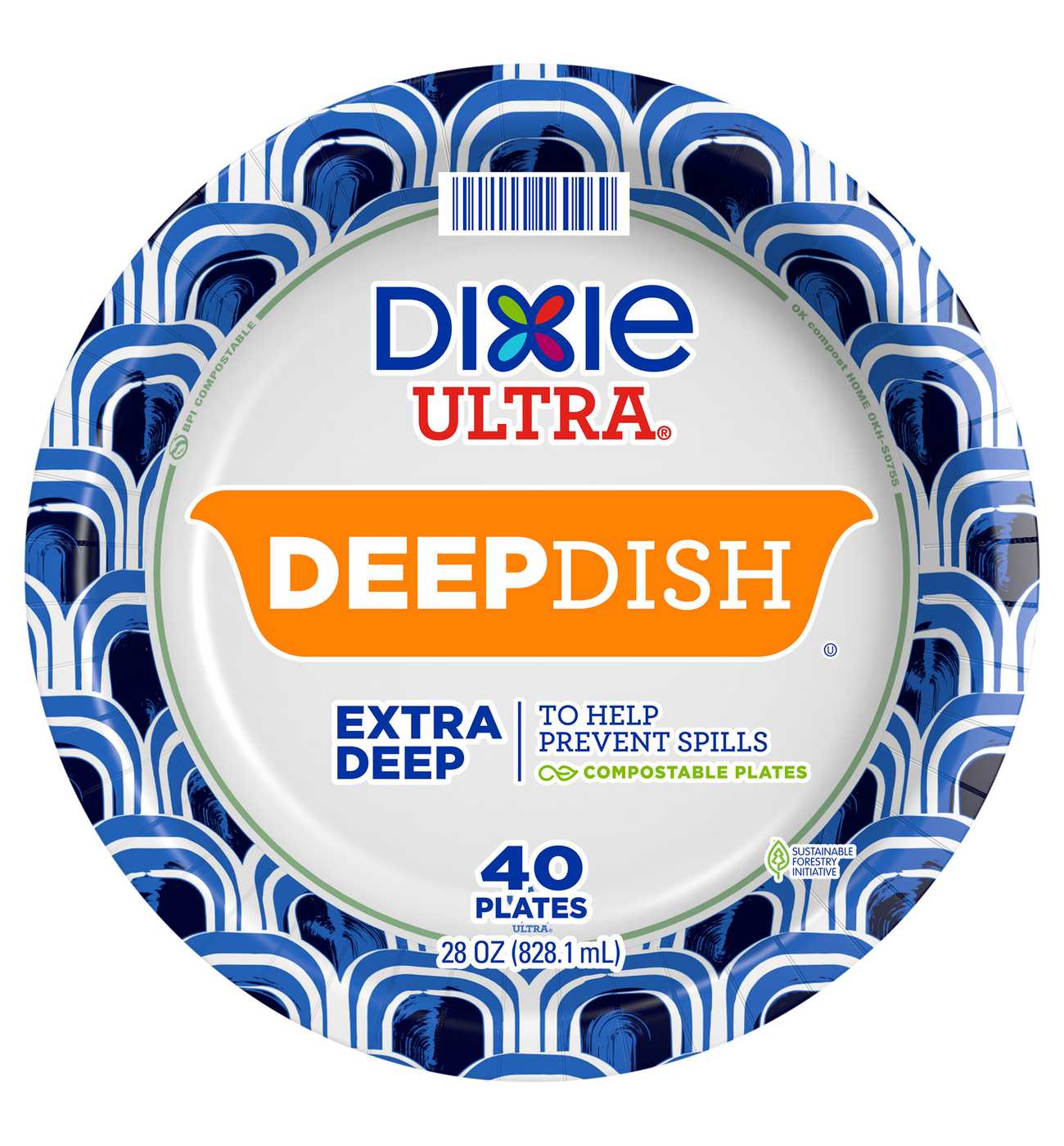 Dixie Ultra 9.6 in Deep Dish Paper Plates; image 1 of 2