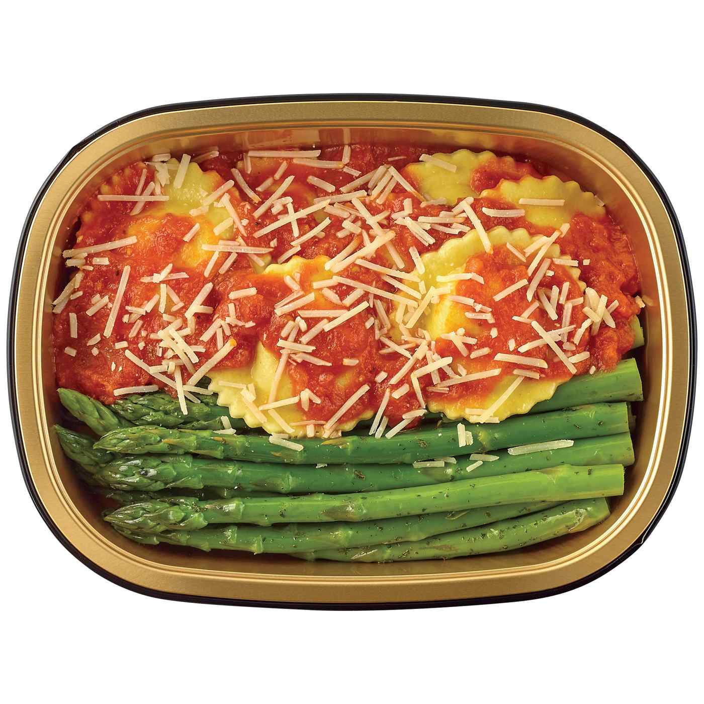 Meal Simple by H-E-B Four Cheese Ravioli with Marinara & Asparagus ...