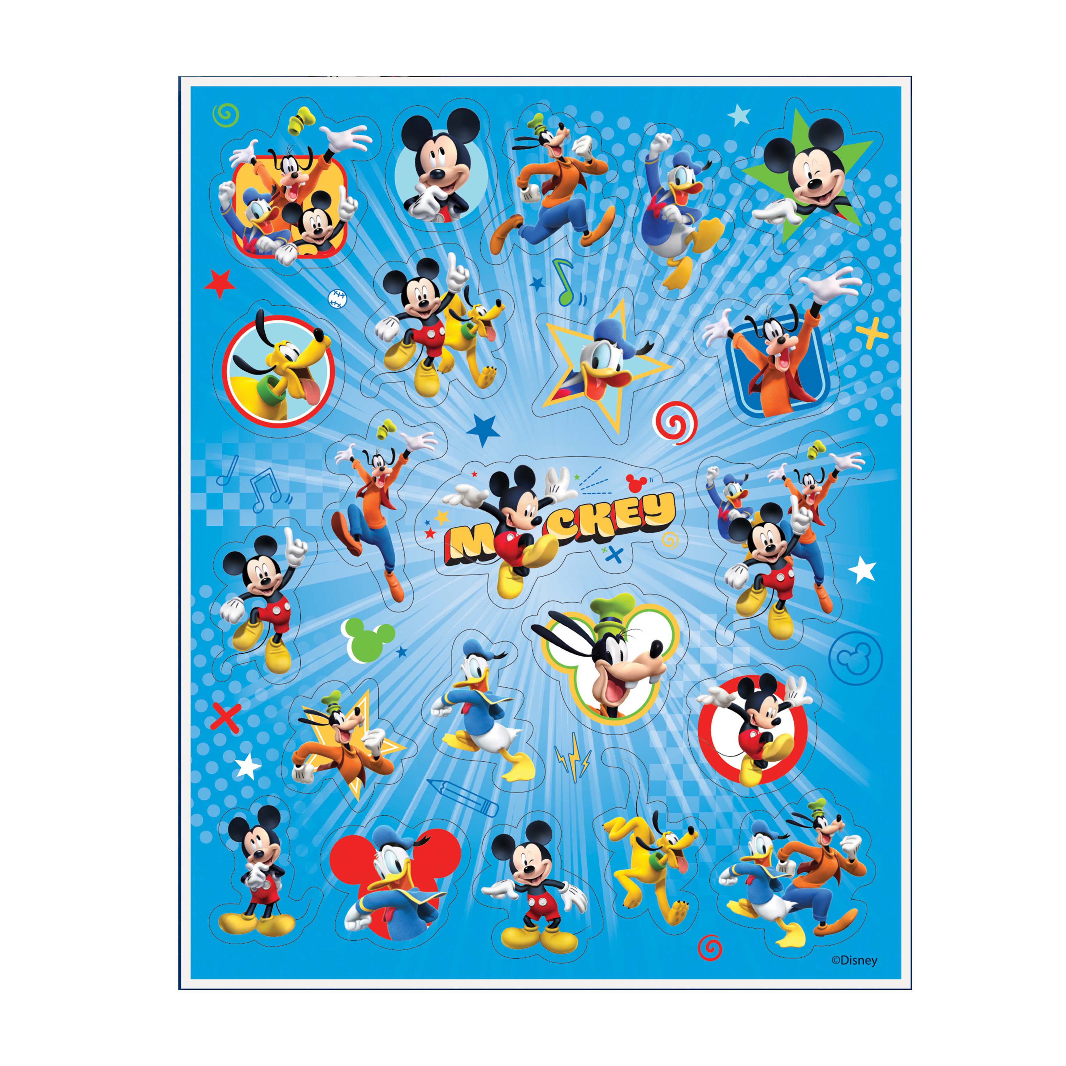 unique mickey mouse sticker sheets shop party supplies at h e b