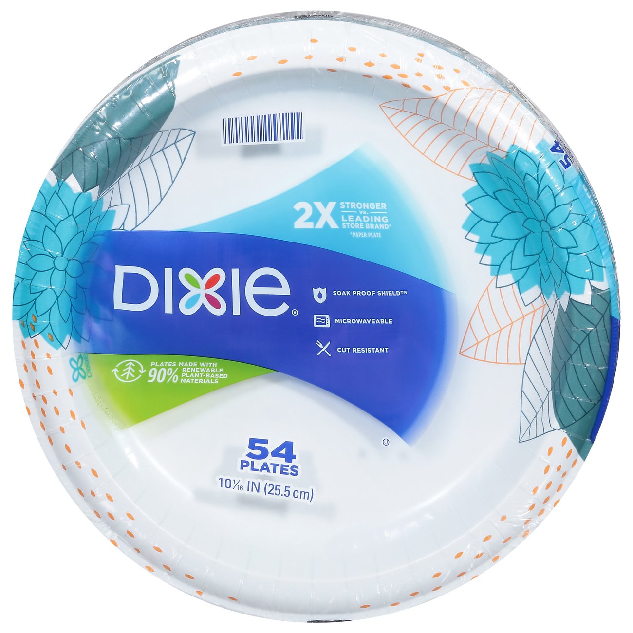 Dixie Ultra Printed 6.8 in Paper Plates - Shop Plates & Bowls at H-E-B