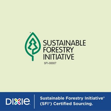 Dixie 10 in Compostable Paper Plates, 54 ct