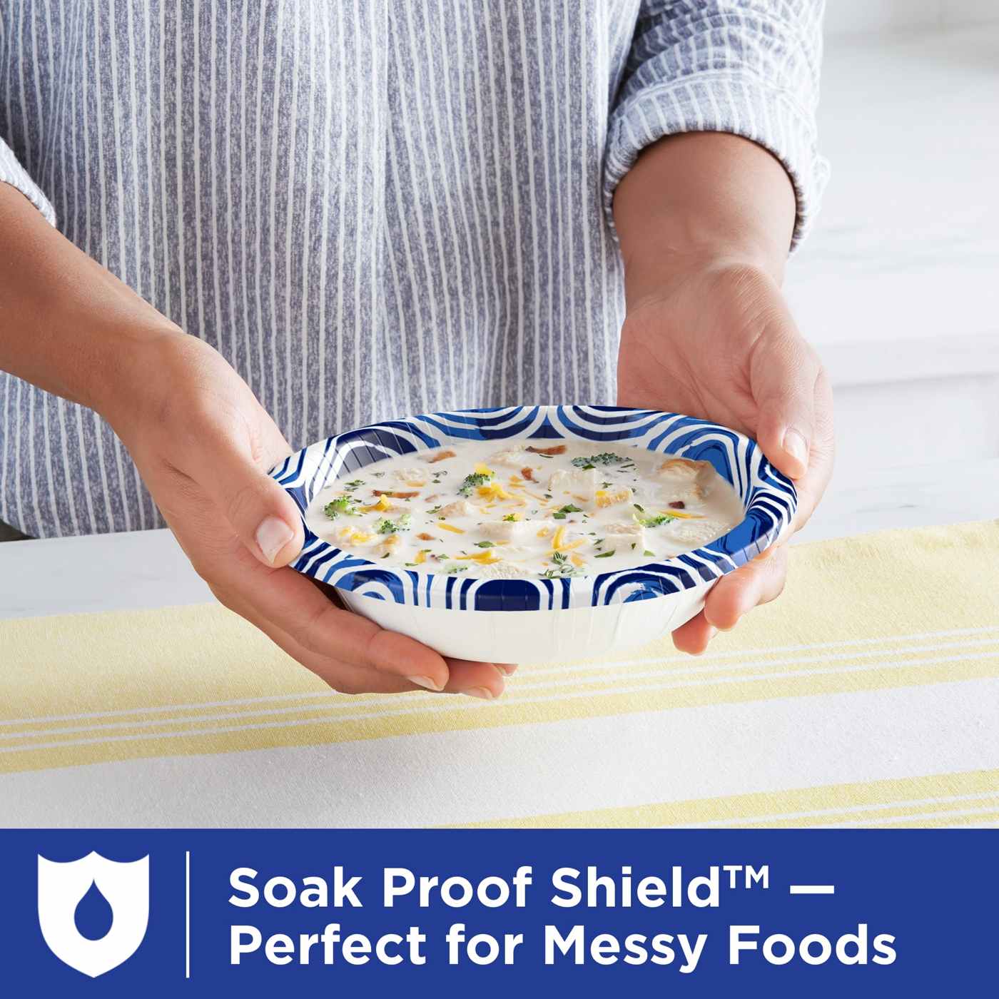 Dixie Ultra Compostable 20 oz Paper Bowls; image 7 of 7