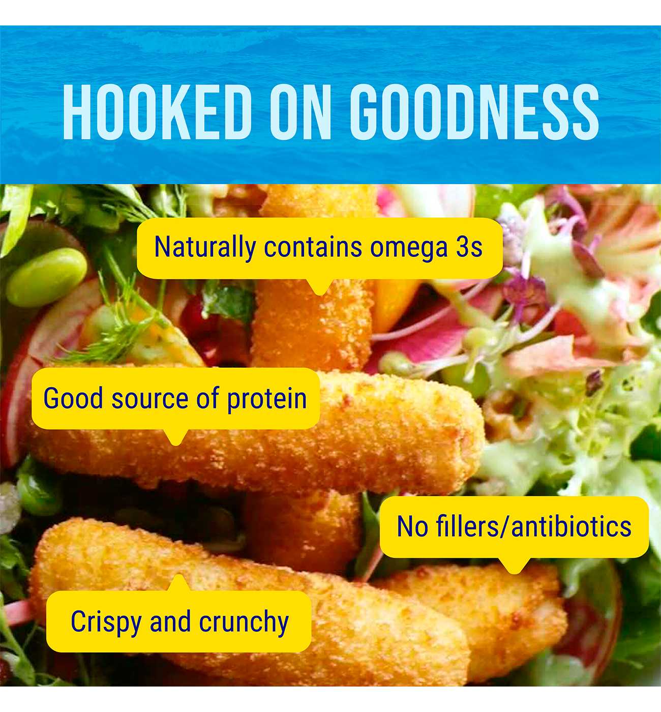 Gorton's Frozen Crunchy Breaded Cod Fish Sticks; image 4 of 6