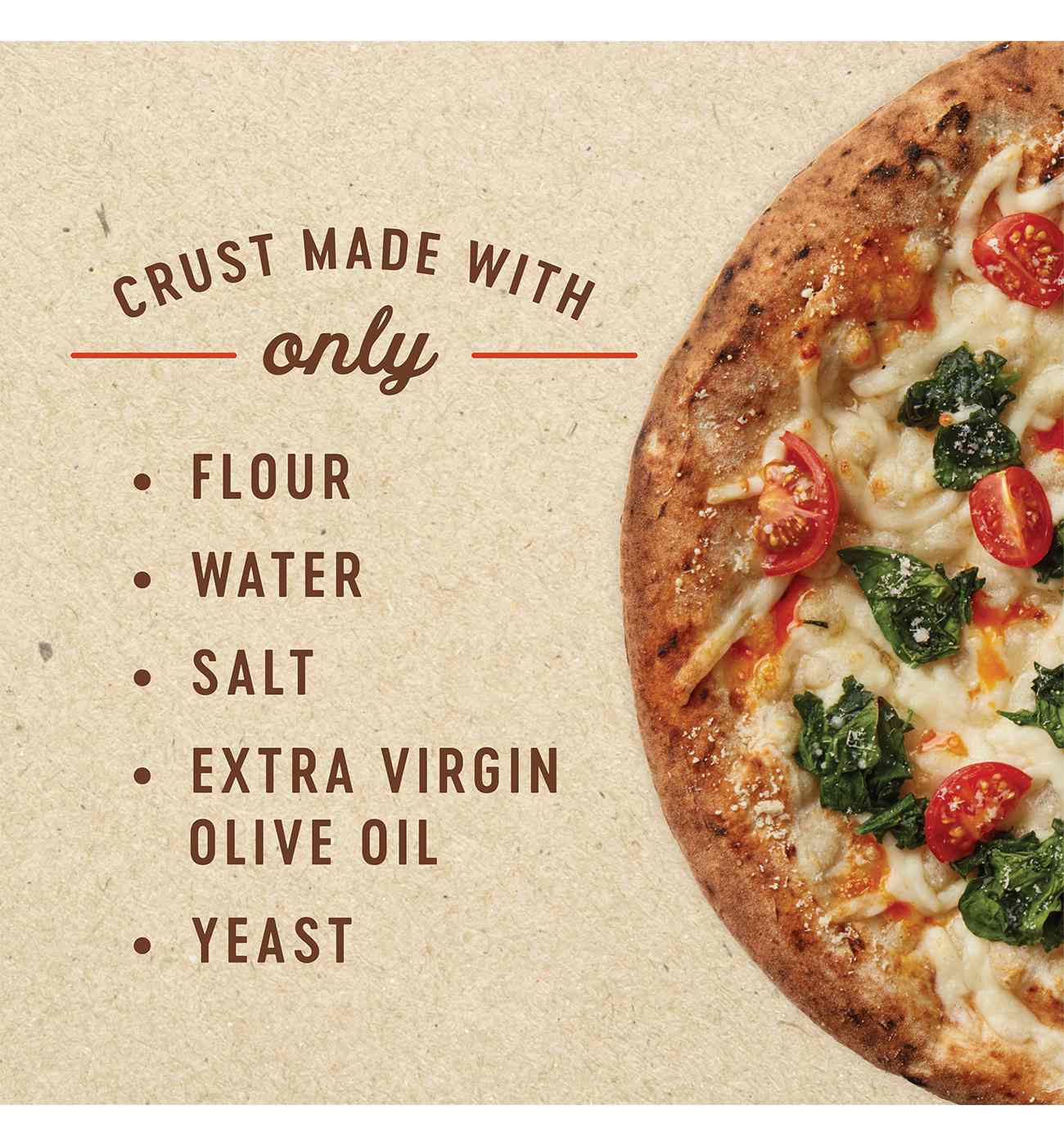 Midtown by H-E-B Cherry Tomato & Spinach Stone Baked Italian Pizza; image 3 of 6