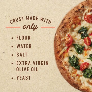 Midtown by H-E-B Cherry Tomato & Spinach Stone Baked Italian Pizza, 14.5 oz