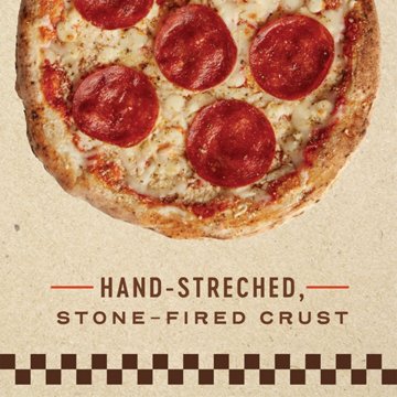 Midtown by H-E-B Uncured Pepperoni Stone Baked Italian Crust Pizza, 15.87 oz