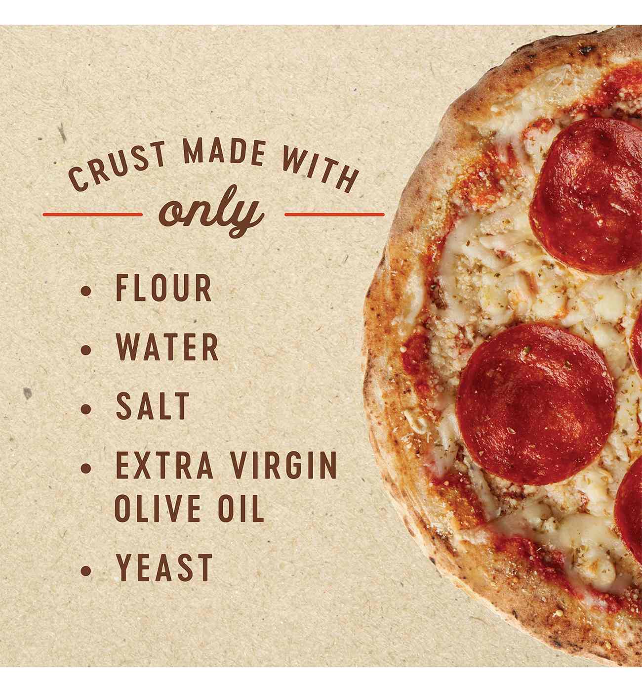 Midtown by H-E-B Uncured Pepperoni Stone Baked Italian Crust Pizza; image 6 of 6