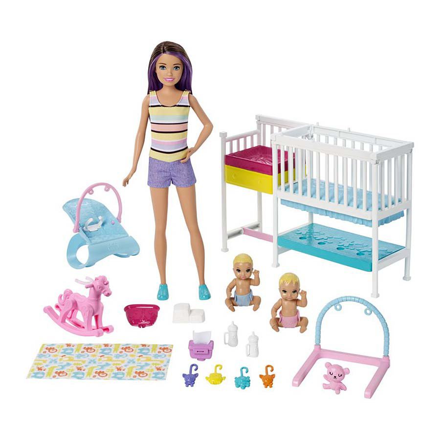 Barbie Skipper Babysitters Nap 'n Nuture Nursery Playset Shop