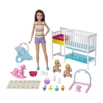 Barbie Skipper Babysitters Nap 'n Nuture Nursery Playset