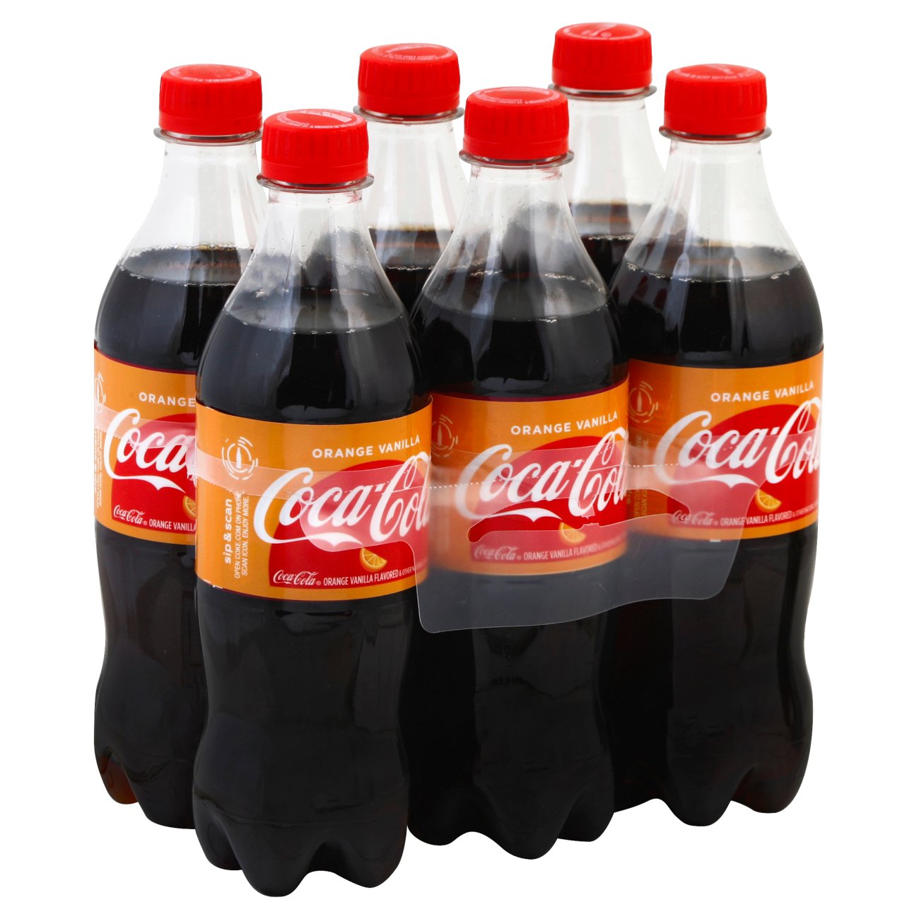 Coca Cola Orange Vanilla Coke Oz Bottles Shop Soda At H E B