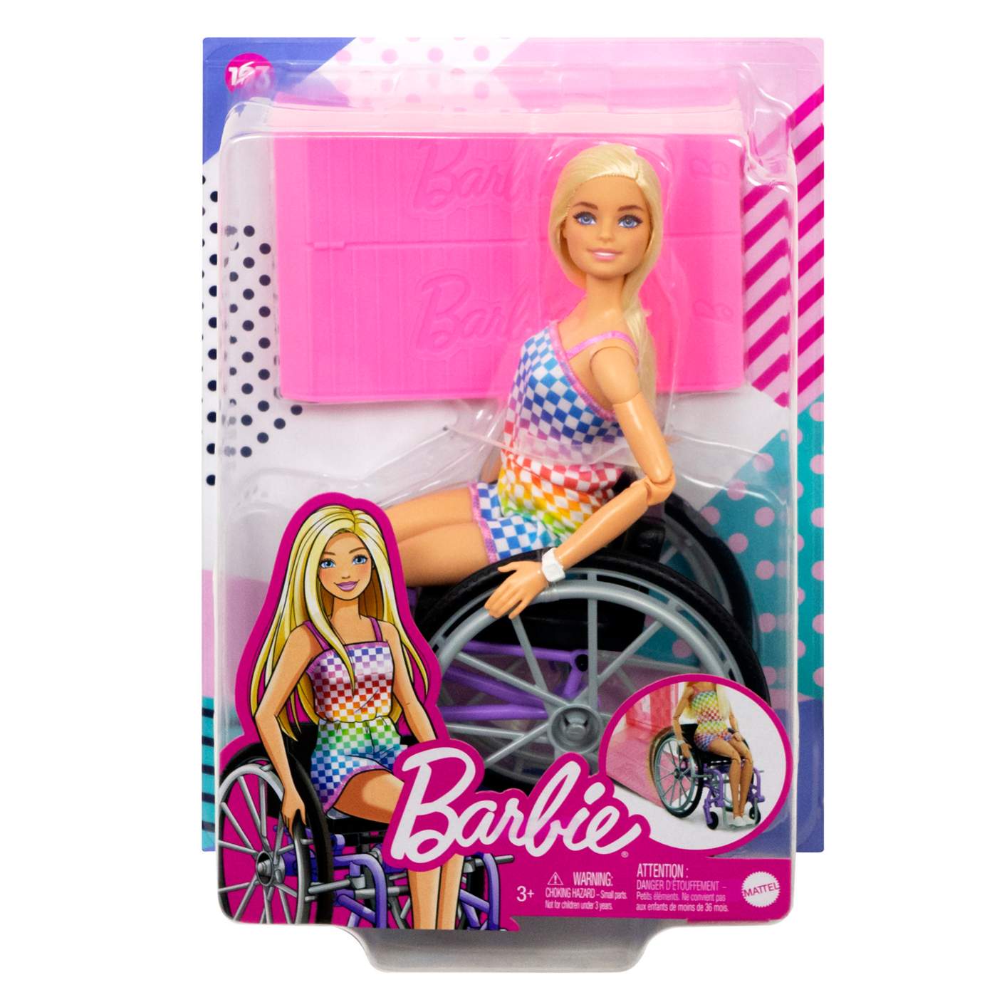 Barbie Fashion Doll with Wheelchair; image 1 of 2