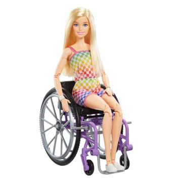 Barbie Fashion Doll with Wheelchair