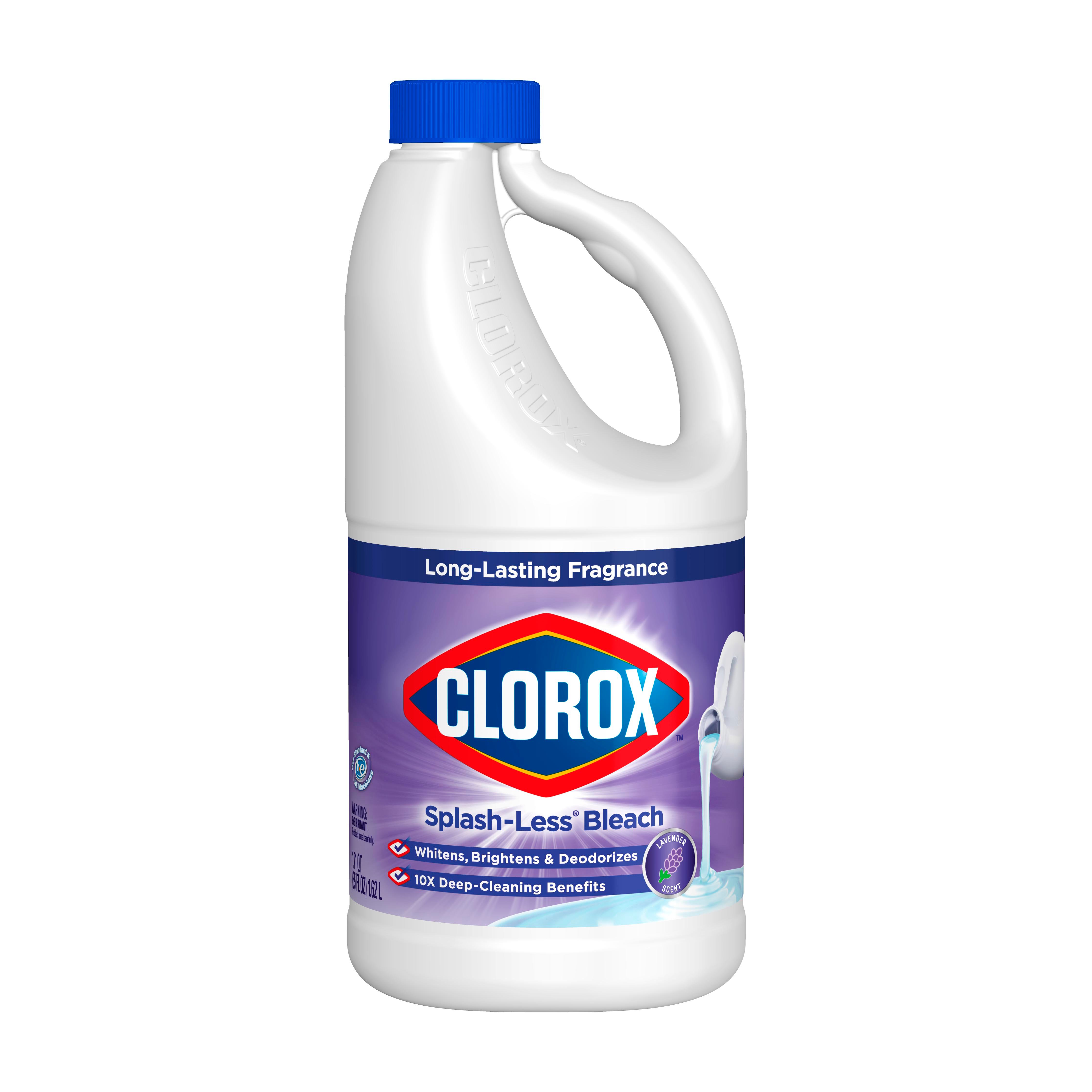 Clorox Concentrated SplashLess Lavender Bleach Shop Bleach at HEB