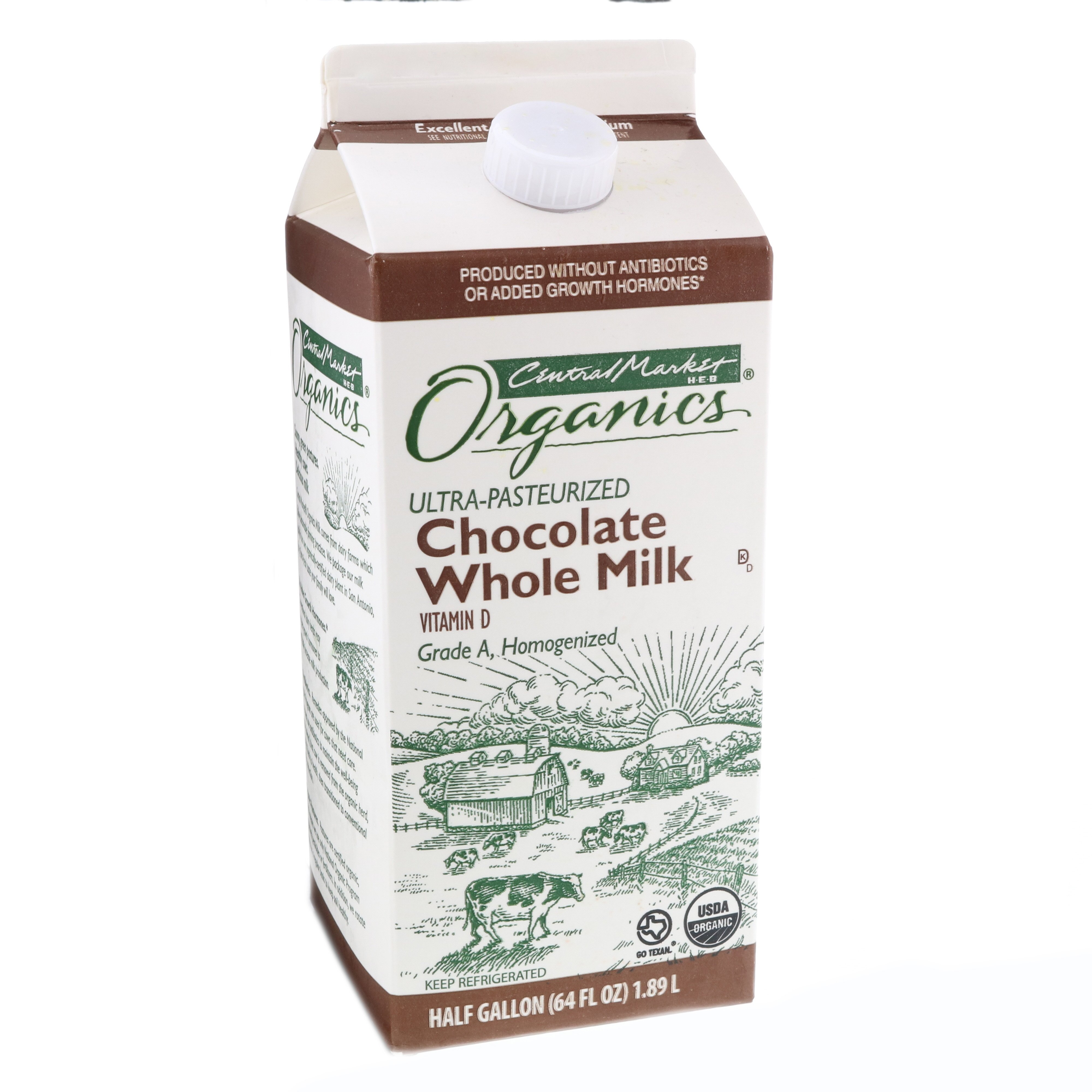 Central Market Organics Chocolate Milk - Shop Milk At H-E-B