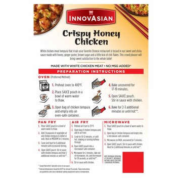 InnovAsian Frozen Crispy Honey Chicken