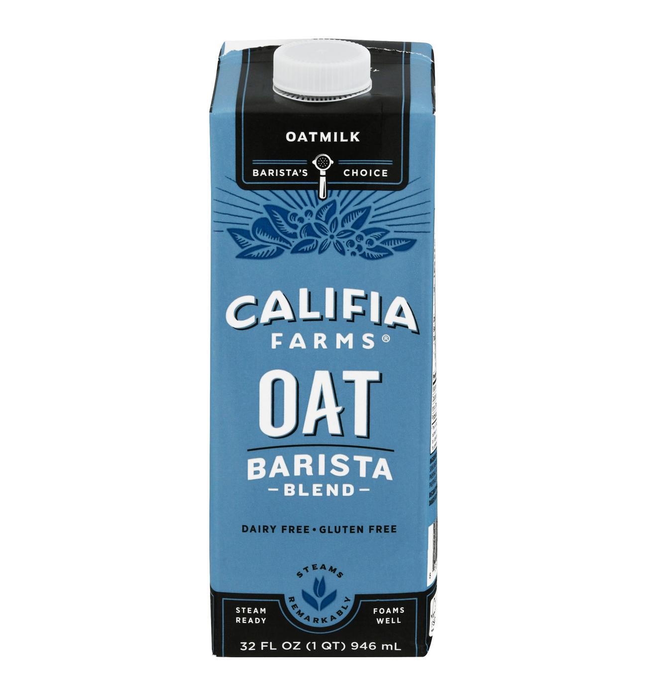 Califia Farms Oat Milk Barista Blend Liquid Coffee Creamer; image 1 of 2