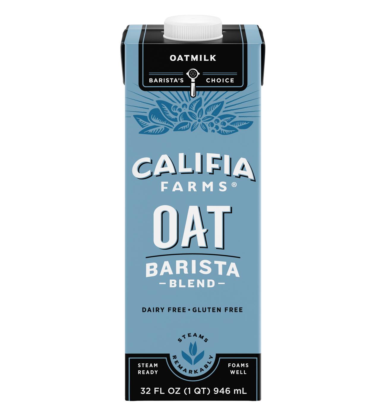 Califia Farms Oat Milk Barista Blend Liquid Coffee Creamer Shop