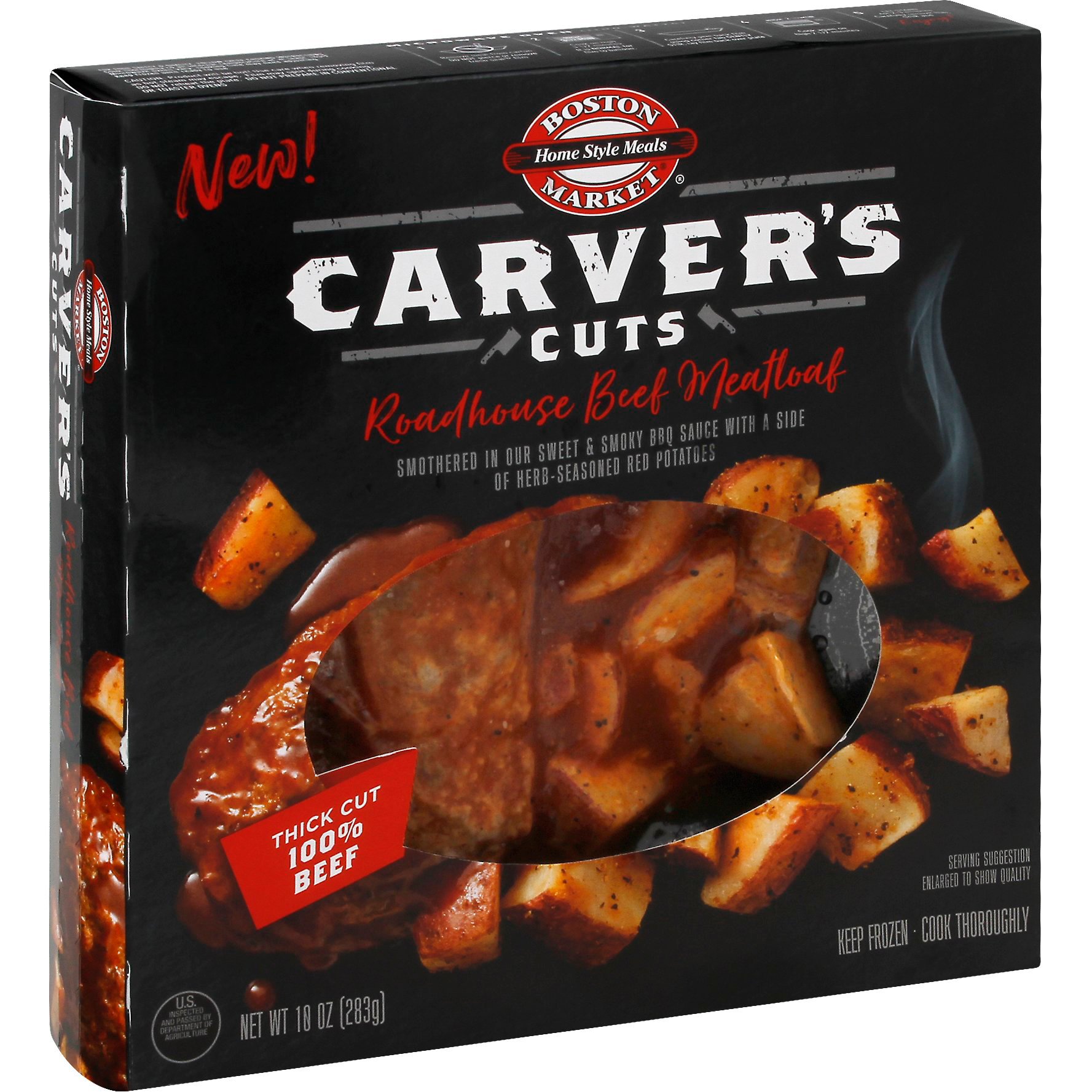 Boston Market Carver's Cut Roadhouse Beef Meatloaf Shop Entrees