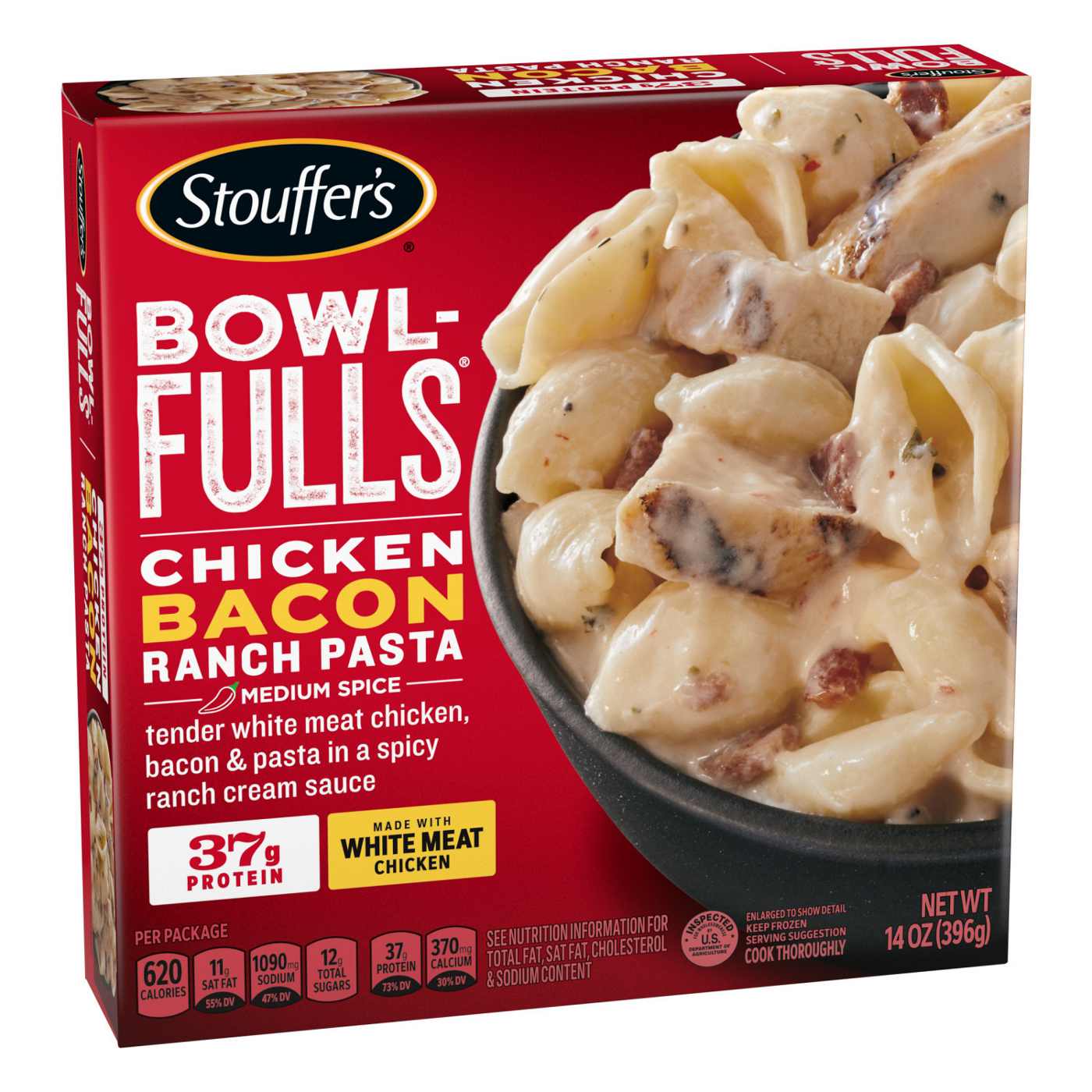 Stouffer's Bowl-Fulls Chicken Bacon Ranch Pasta Frozen Meal; image 5 of 6