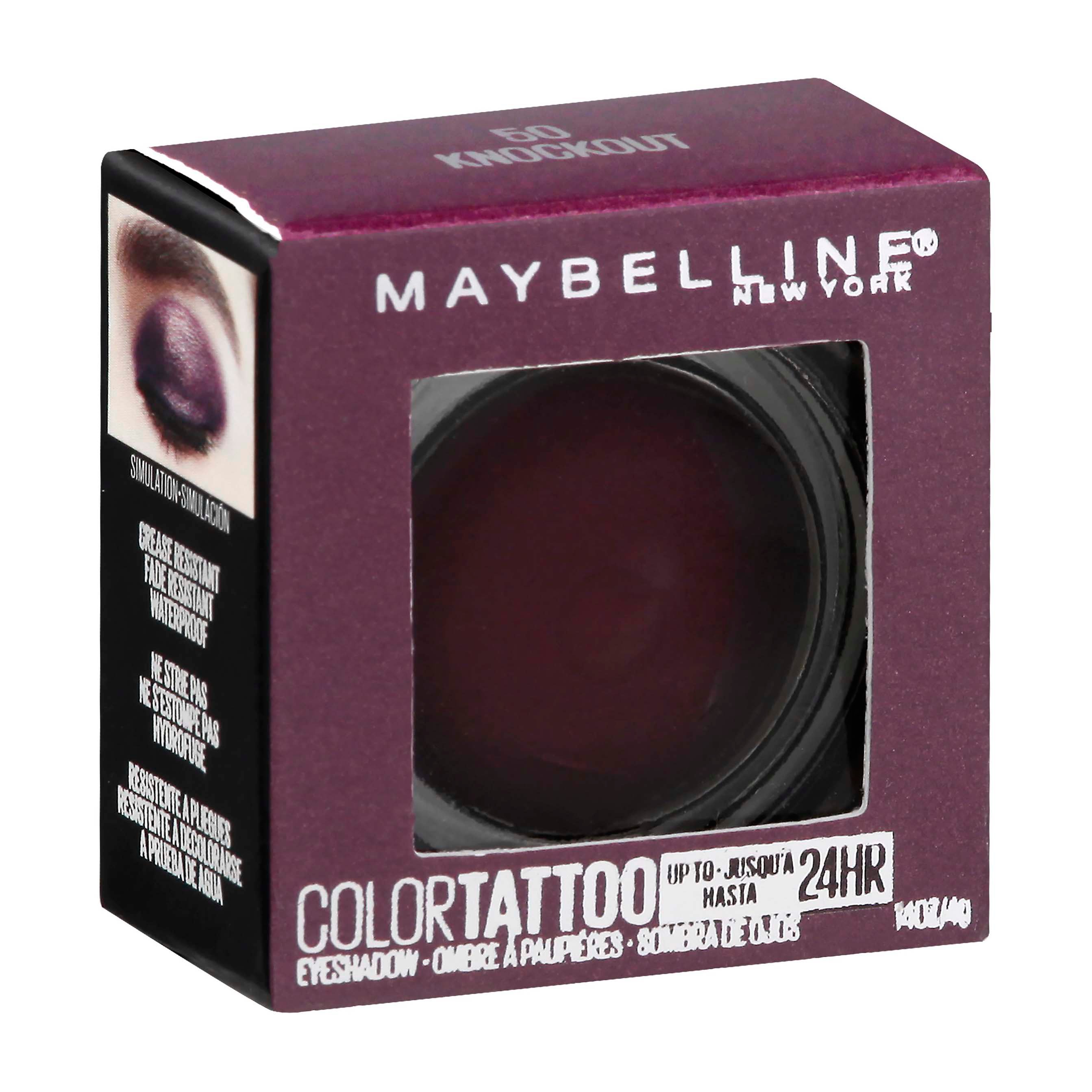 Maybelline Color Tattoo Eye Shadow Pots Knockout Shop Eyes at HEB