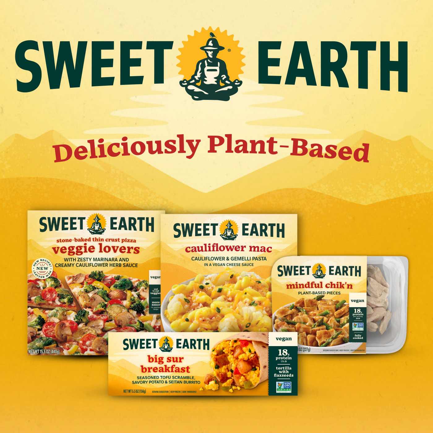 Sweet Earth Cauliflower Mac Frozen Meal Shop Entrees & Sides at HEB