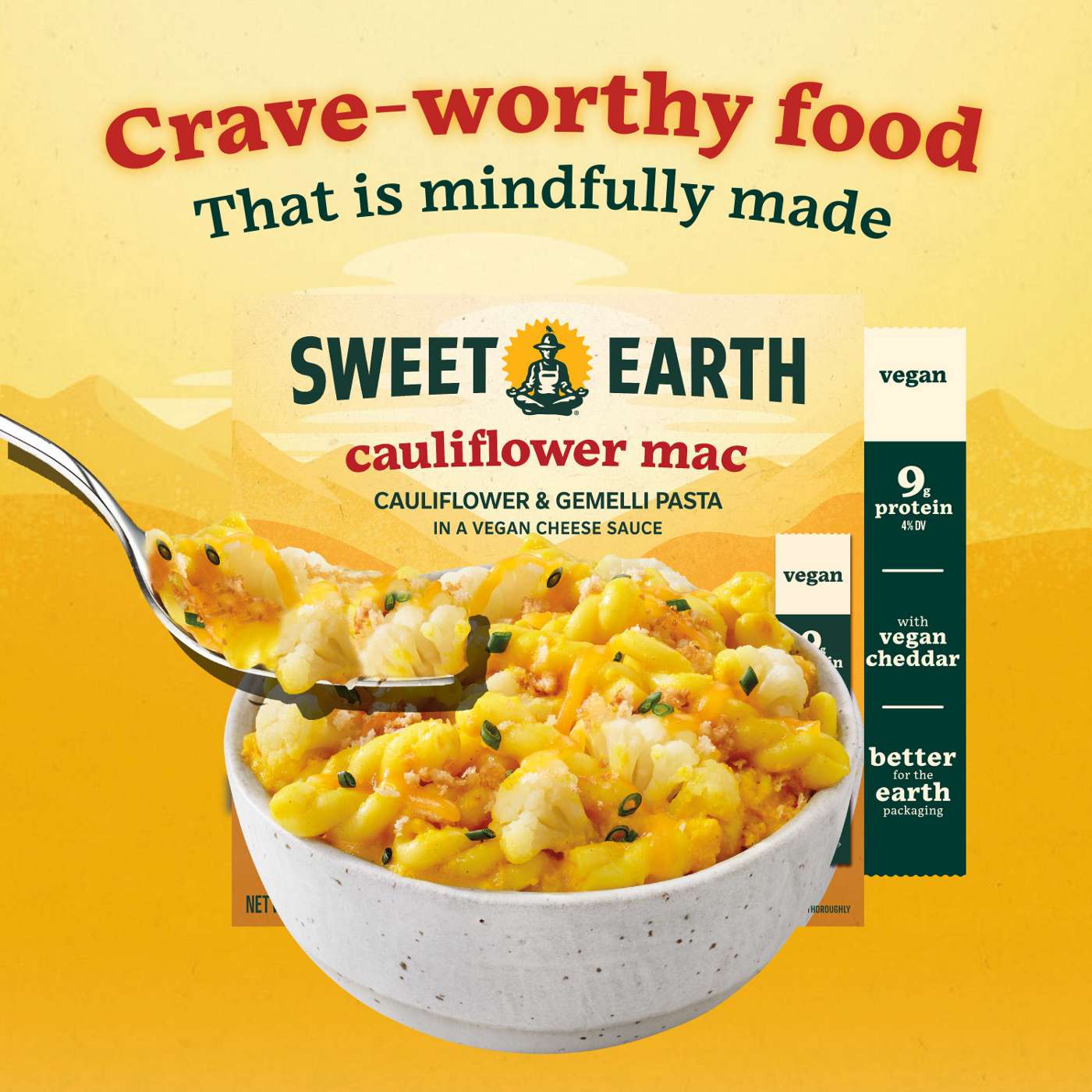 Sweet Earth Cauliflower Mac Frozen Meal Shop Entrees & sides at HEB