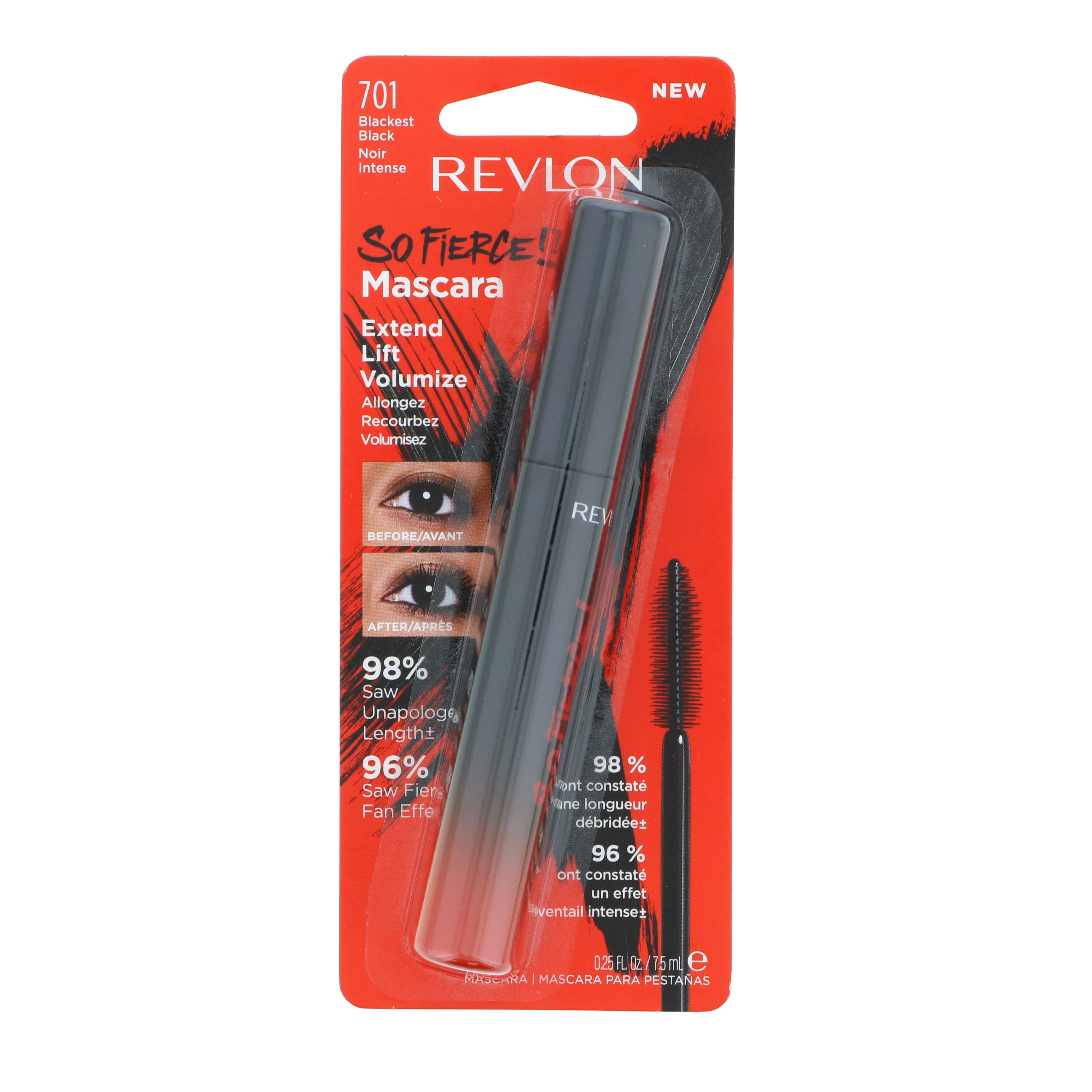 Revlon So Fierce Mascara, 701 Blackest Black Shop Mascara at HEB