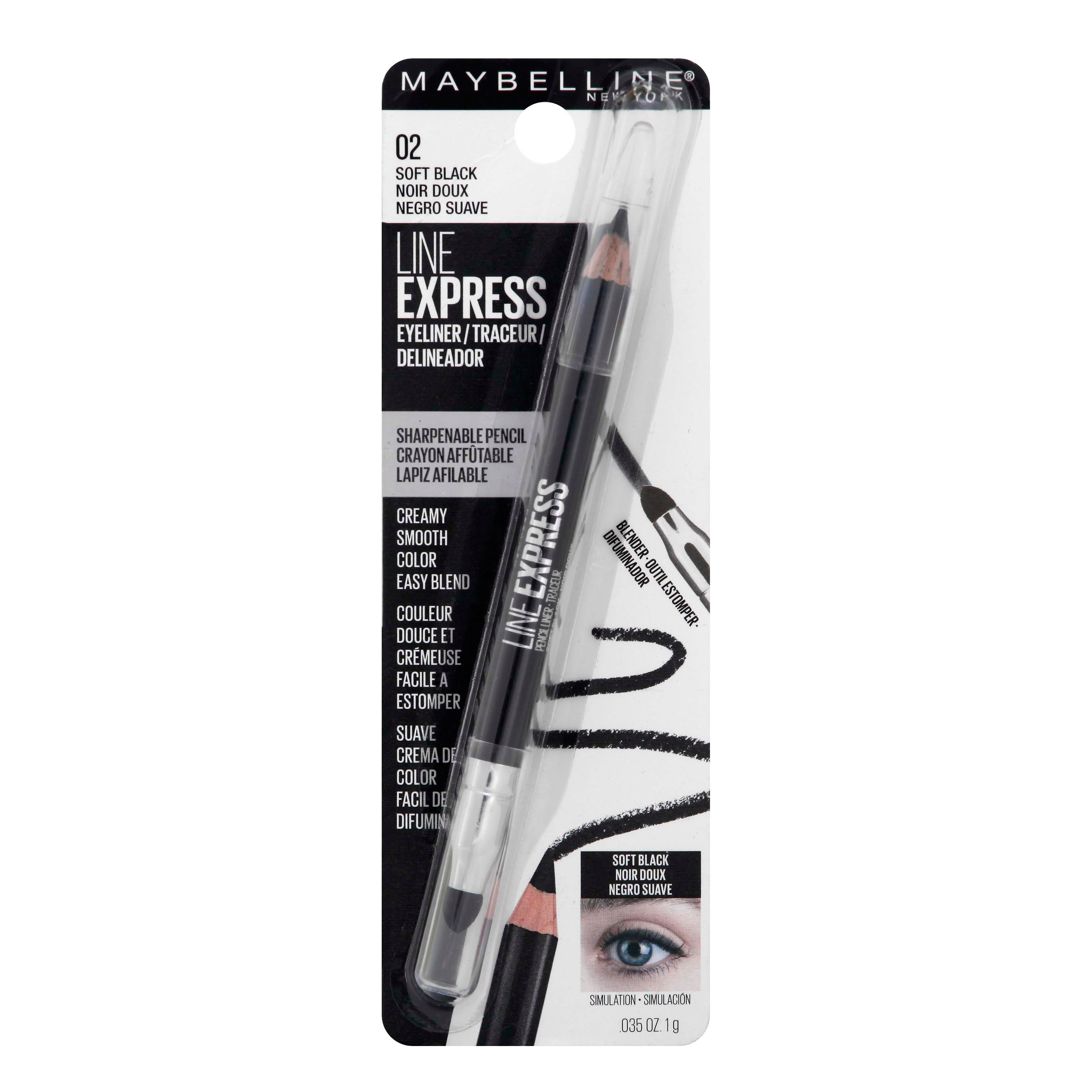 Maybelline Line Express Eyeliner Soft Black Shop Eyeliner at HEB