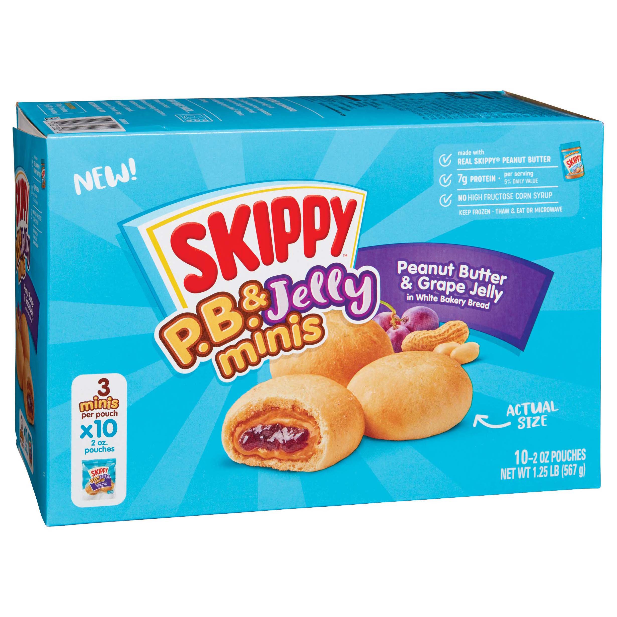 Skippy Peanut Butter & Grape Jelly Minis Shop Entrees & sides at HEB