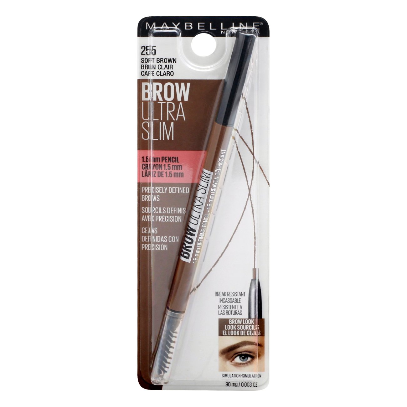 Maybelline Brow Ultra Slim Soft Brown Shop Brow pencils & powder at HEB