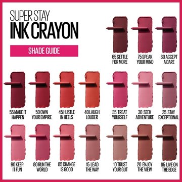 Maybelline Super Stay Ink Crayon Lipstick - Lead The Way