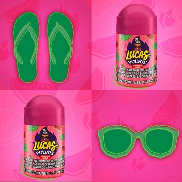Lucas Polvos Watermelon Powder Candy