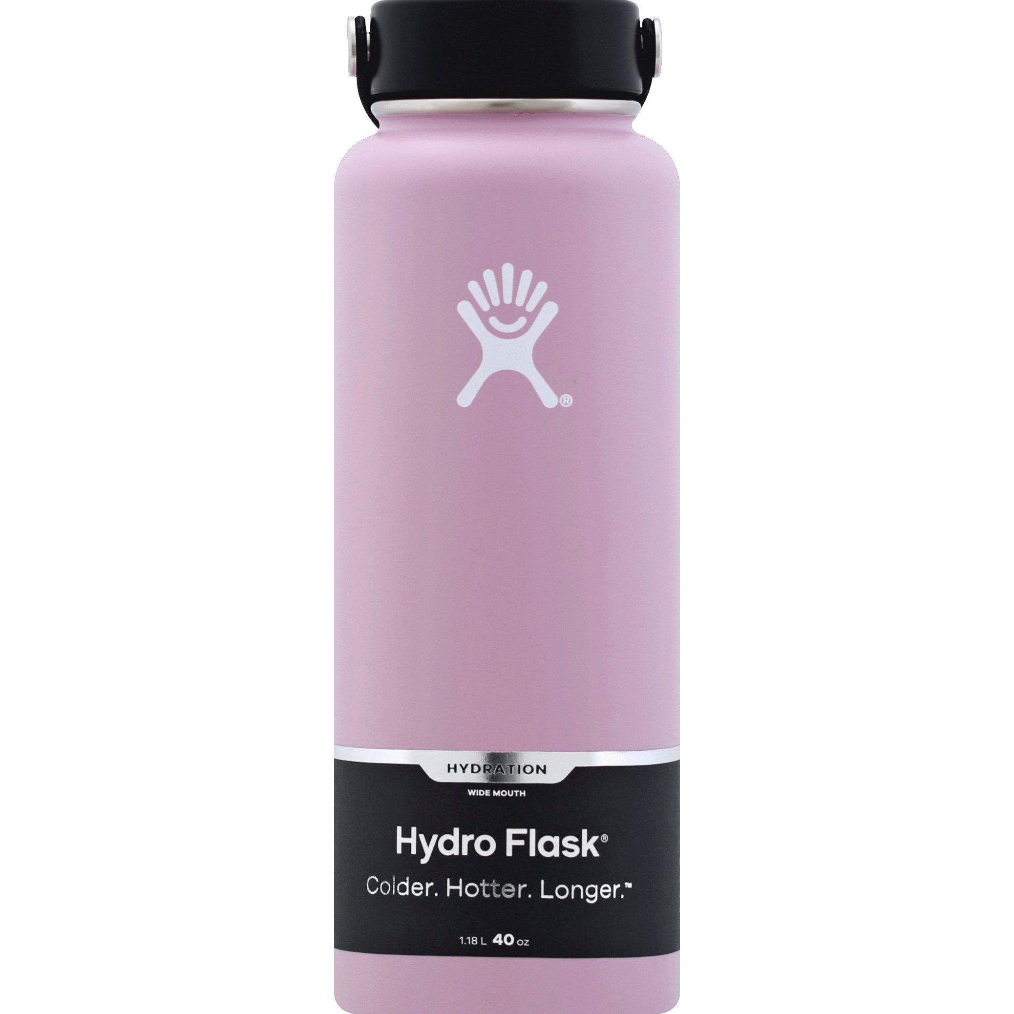 Iron Flask Wide Mouth Water Bottle with 3 Lids - Midnight Black - Shop  Travel & To-Go at H-E-B