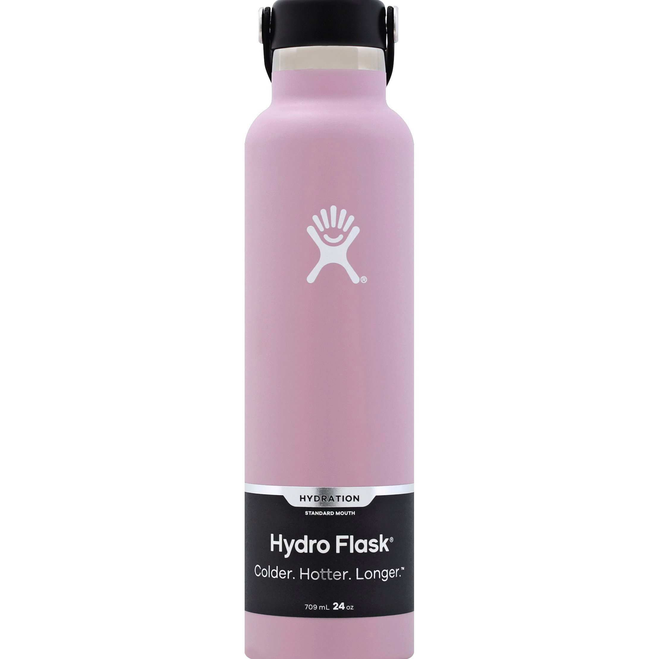 Pink Hydro Flask 24 oz Standard Mouth Water - Depop