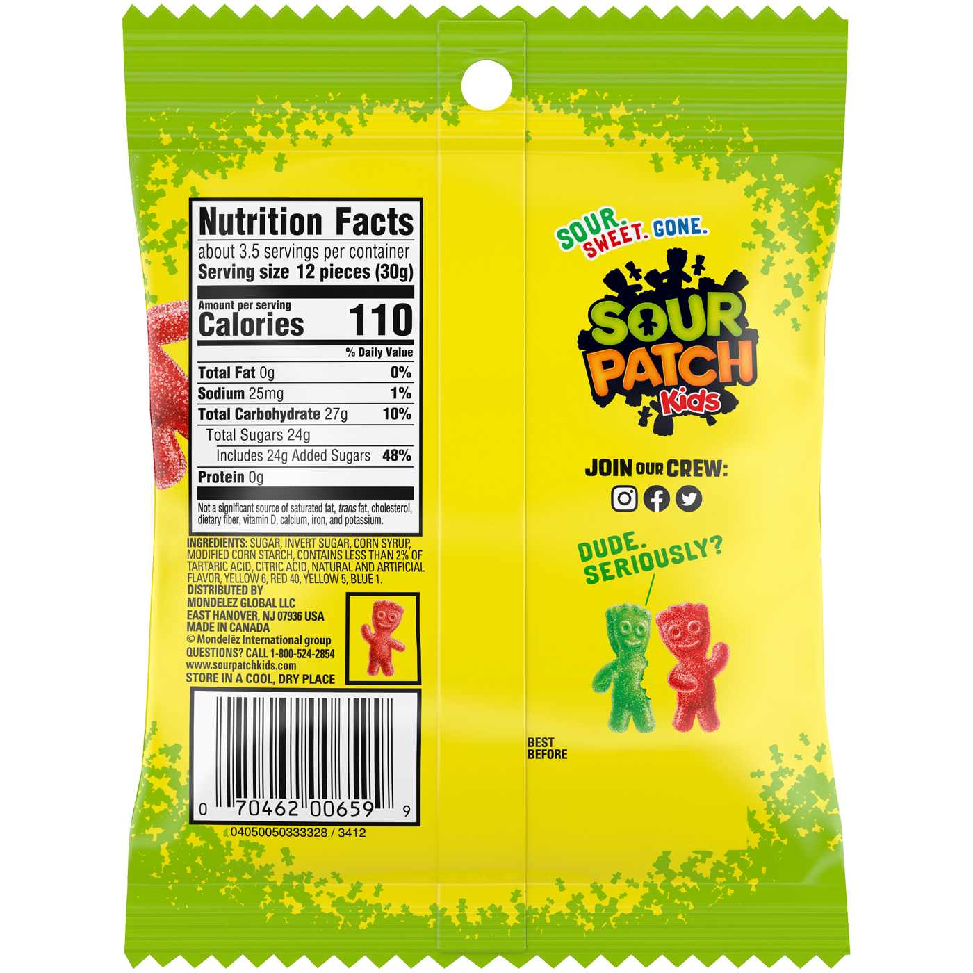 Sour Patch Kids Soft & Chewy Candy; image 5 of 8