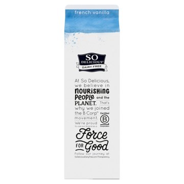 So Delicious Dairy Free Organic Coconutmilk Liquid Creamer - French Vanilla, 32 oz