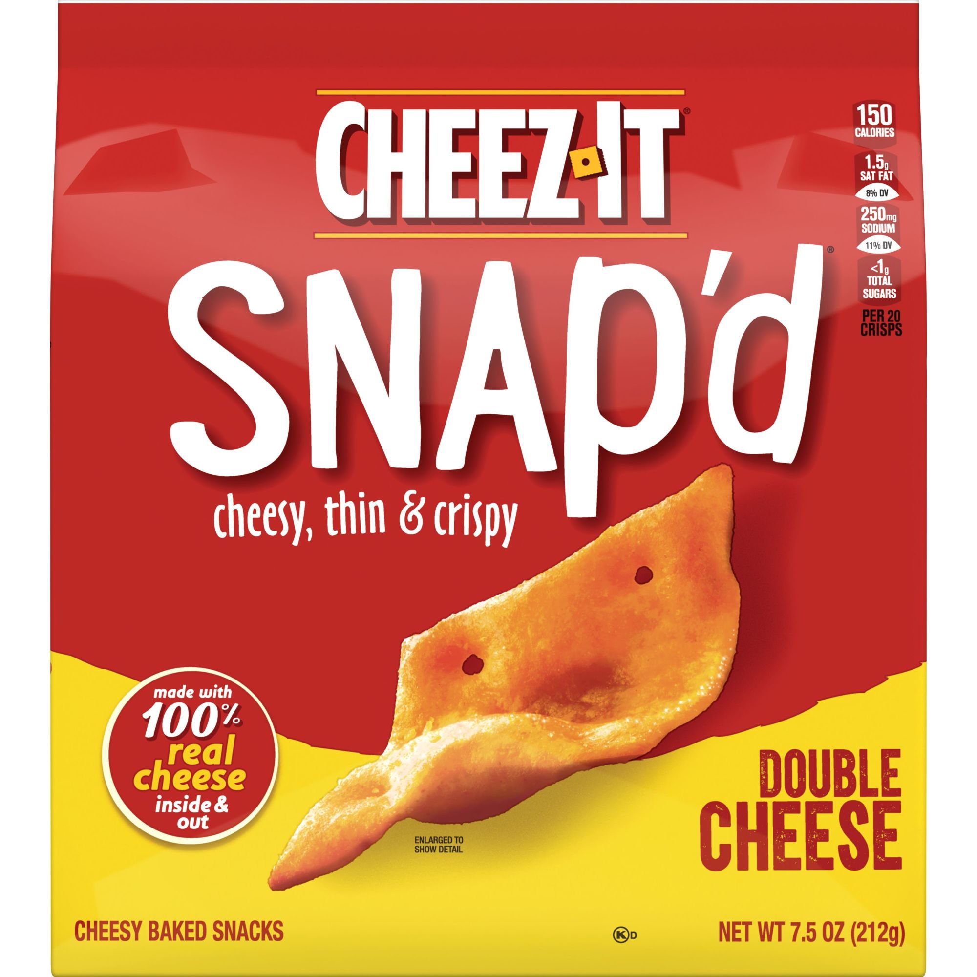 Cheez-It Snap'd Double Cheese Cracker Chips