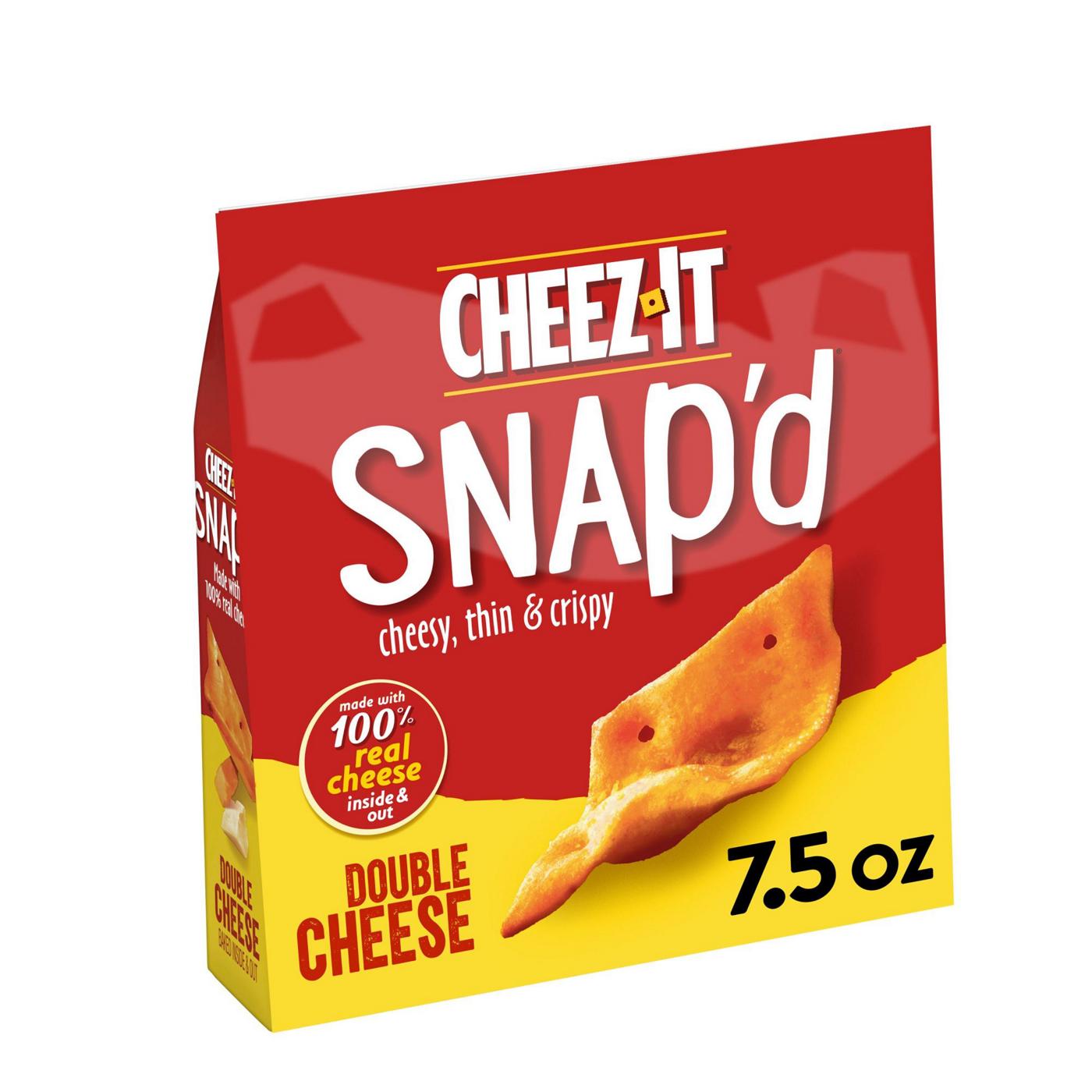 Cheez-It Snap'd Double Cheese Cracker Chips; image 3 of 6