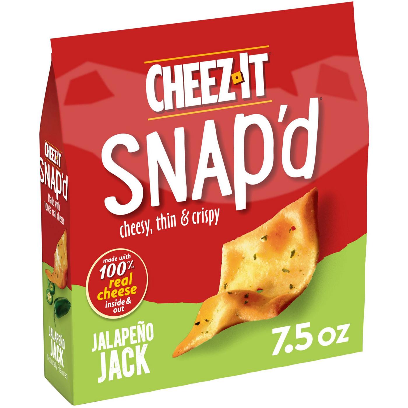 Cheez-It Snap'd Jalapeno Jack Cheese Cracker Chips; image 5 of 5