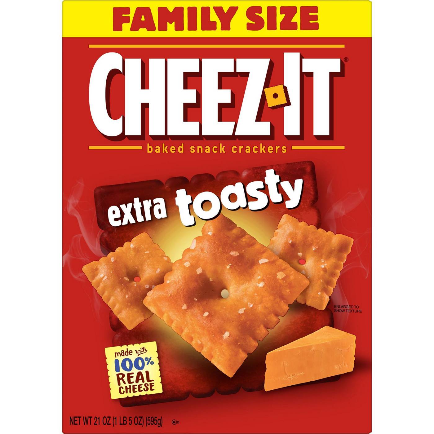 Cheez-It Extra Toasty Cheese Crackers; image 1 of 6