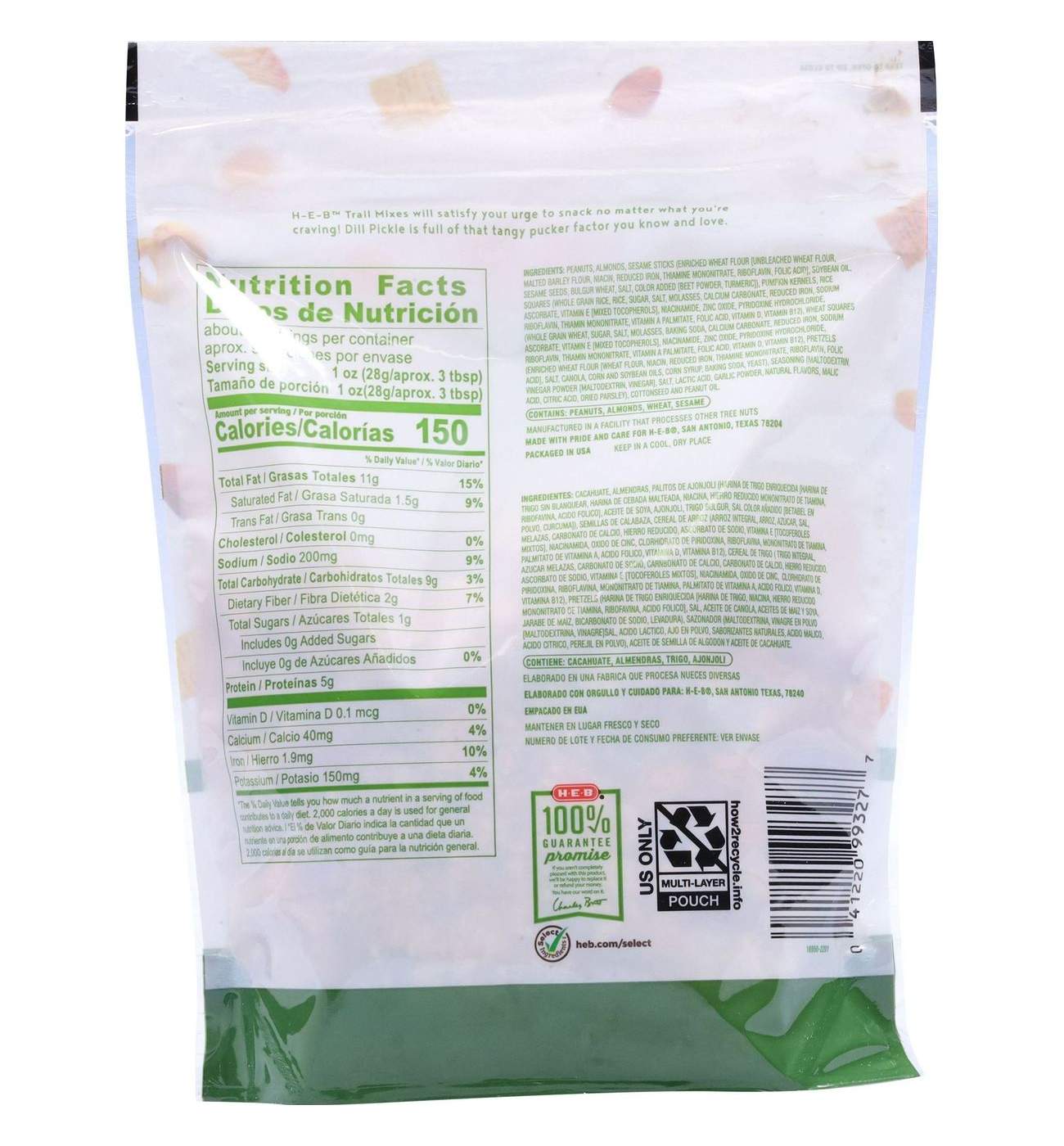 H-E-B Dill Pickle Trail Mix; image 3 of 4