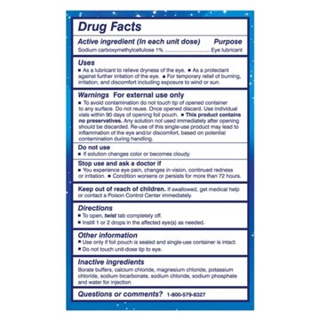 TheraTears Nighttime Gel Eye Vials, 30 ct