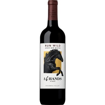 14 Hands Run Wild Vineyard Select Washington Red Wine, 750 mL