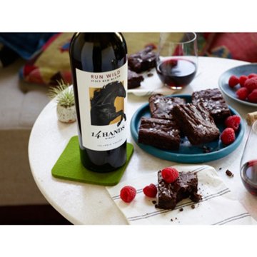 14 Hands Run Wild Vineyard Select Washington Red Wine, 750 mL