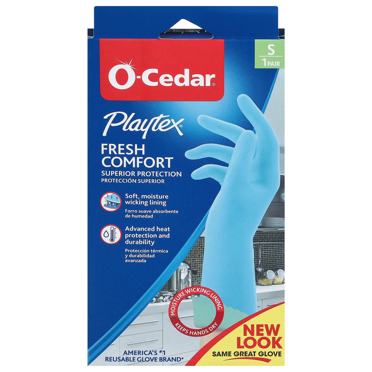 OCedar Playtex Small Fresh Comfort Gloves Shop Cleaning Tools at HEB